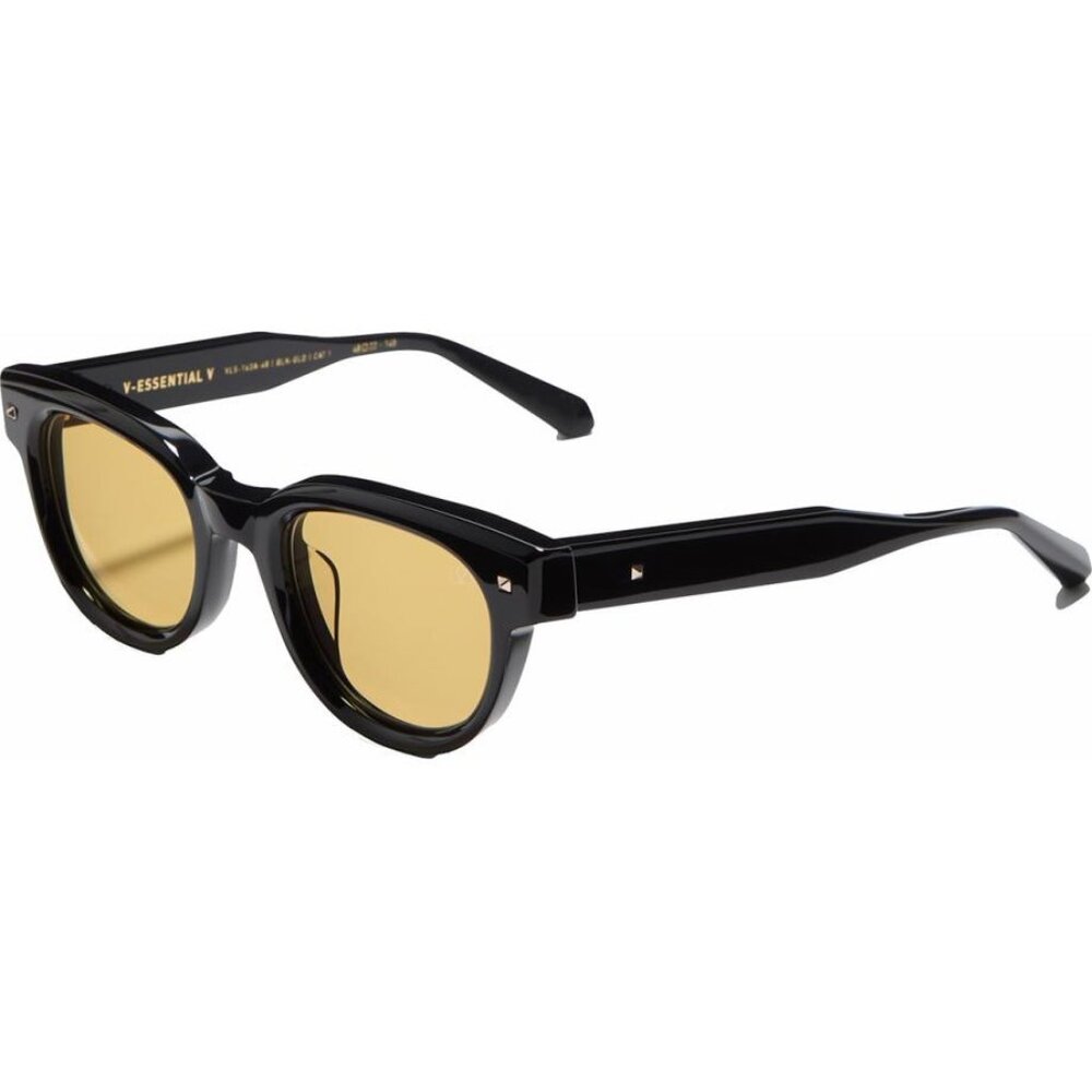 NEW VALENTINO SUNGLASSES BLACK/ORANGE UNISEX EYEWEAR VALENTINO VLS-163A